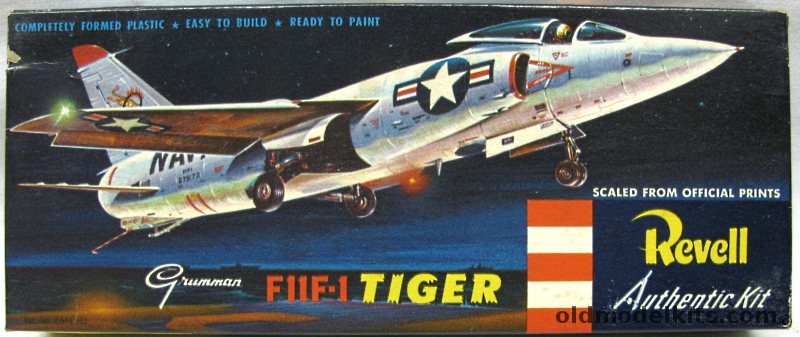 Revell 1/55 Grumman F11F-1 Tiger - 'S' Issue -  (F11F1), H249-89 plastic model kit